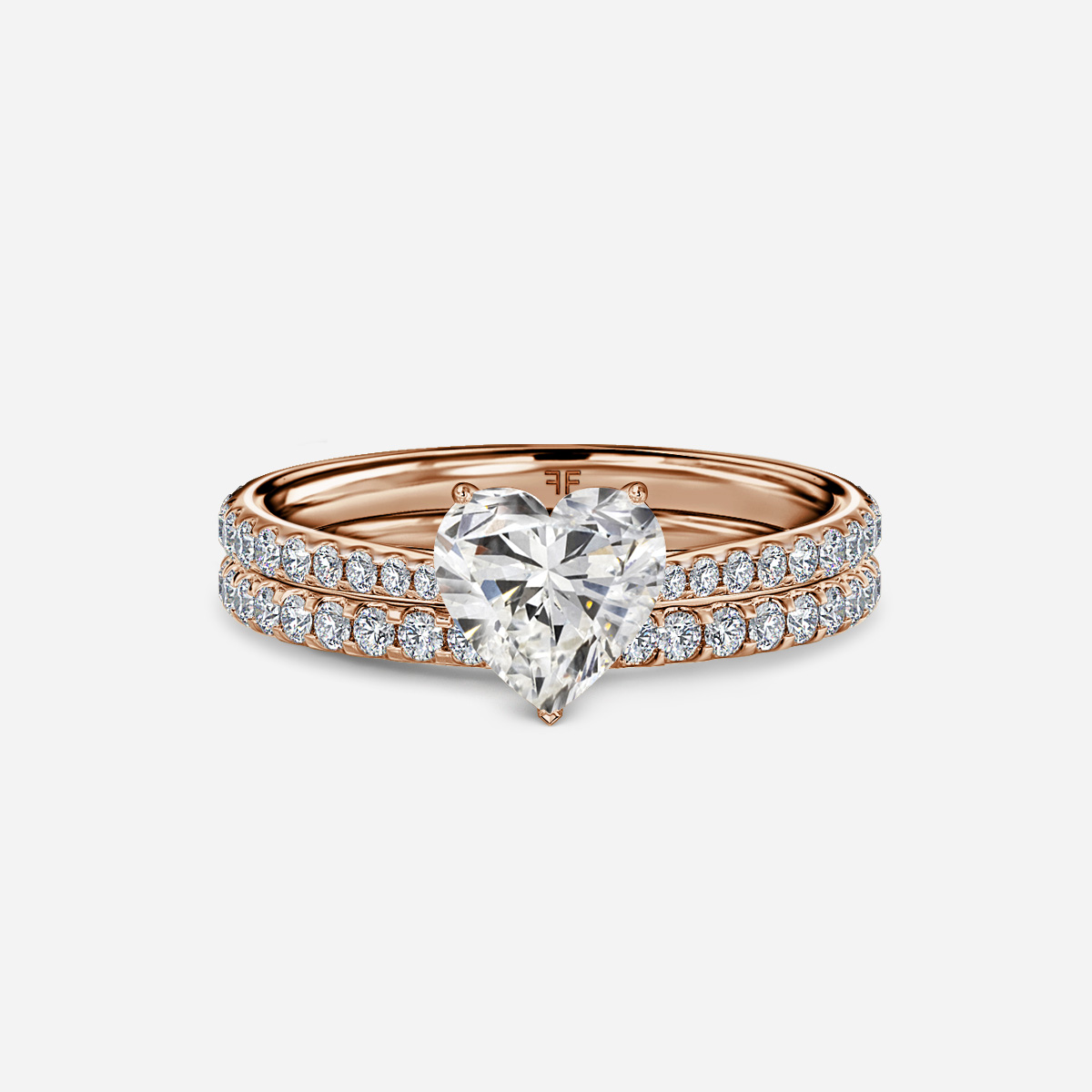 Jessie Pavé Band Bridal Set