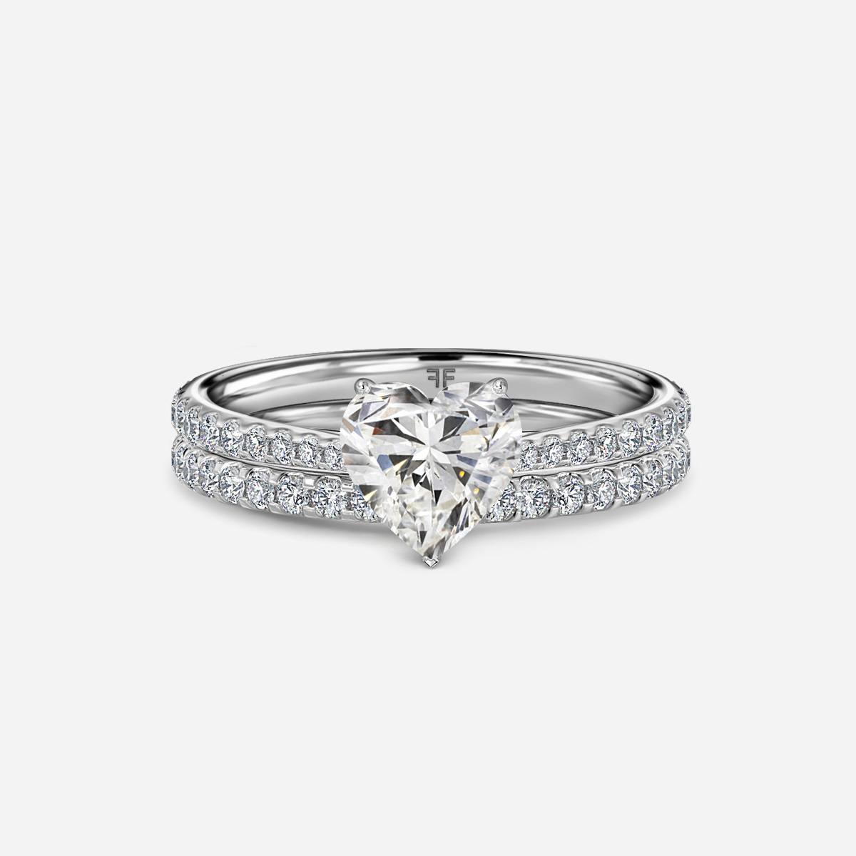 Jessie Pavé Band Bridal Set