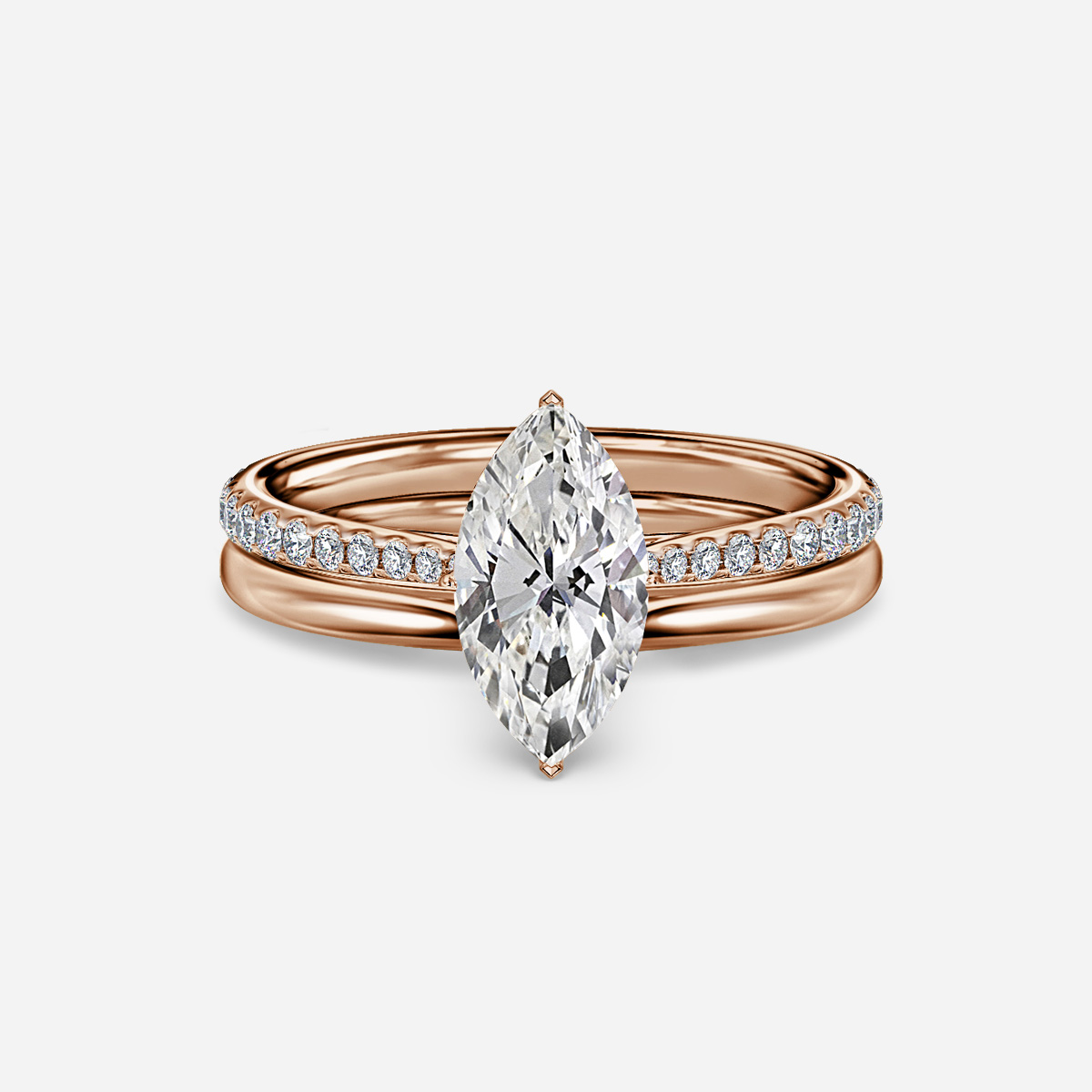 Jessie Plain Band Bridal Set