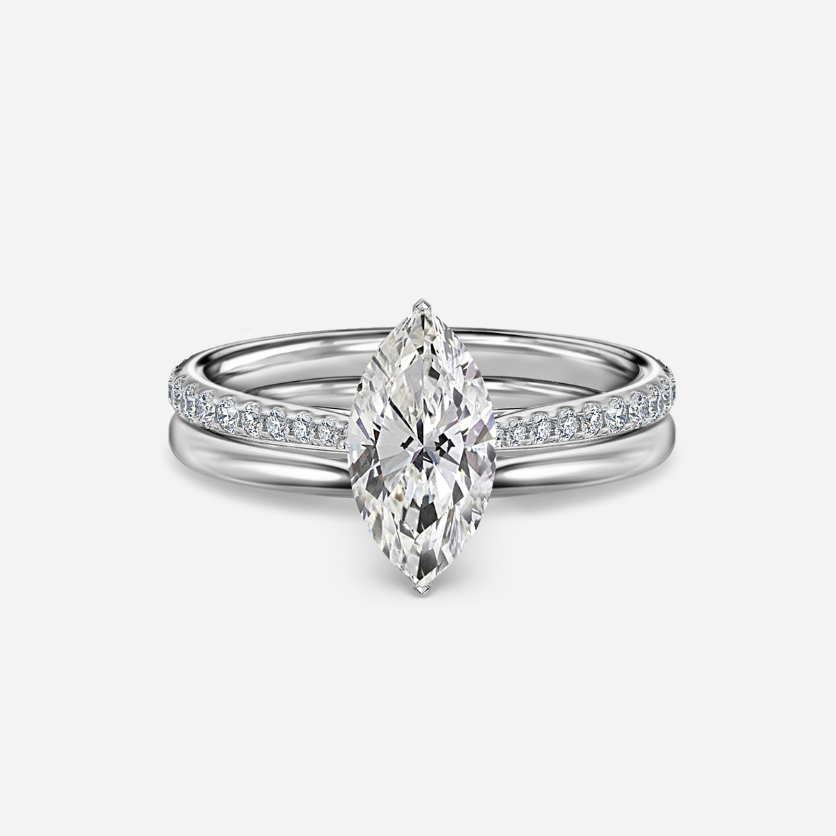 Jessie Plain Band Bridal Set