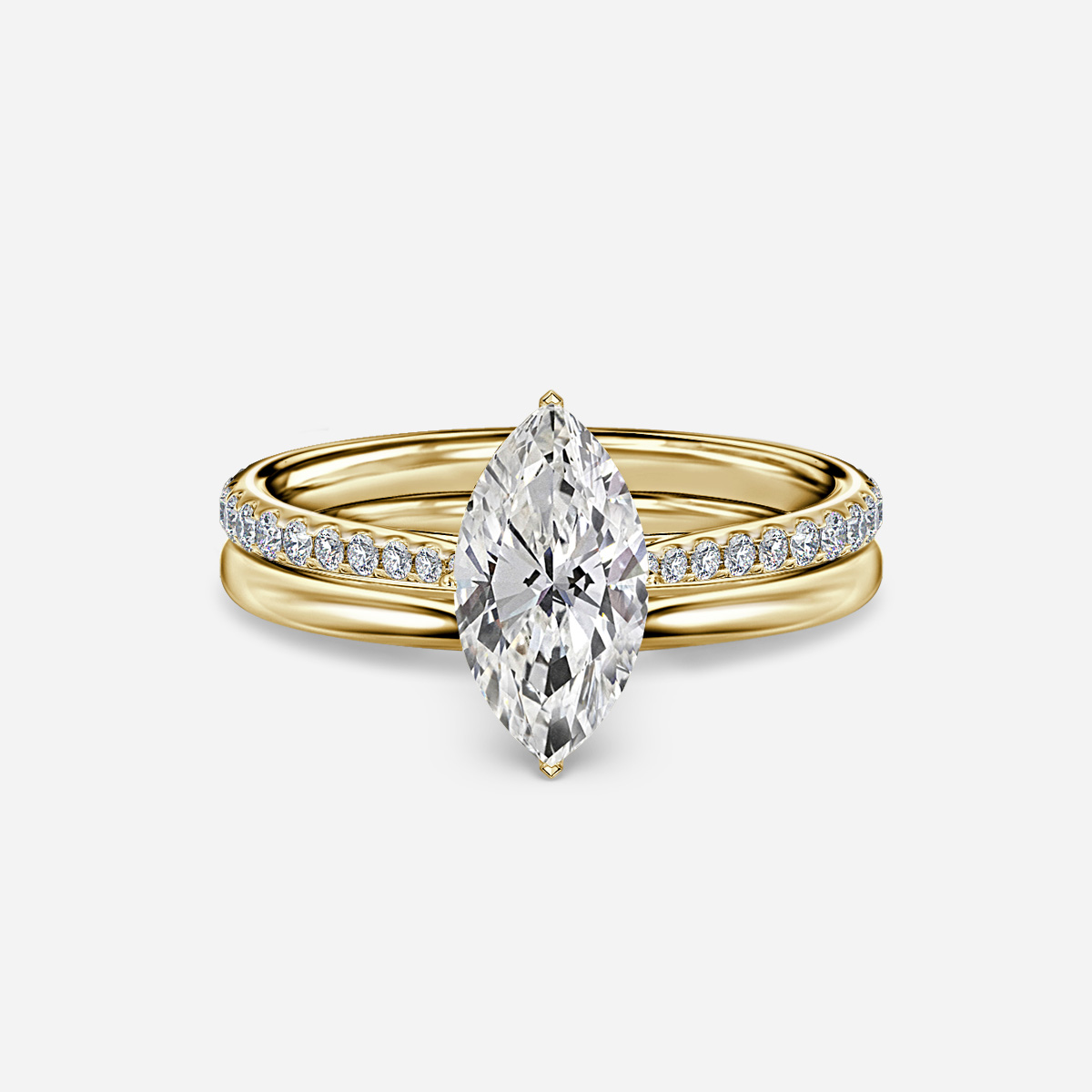 Jessie Plain Band Bridal Set