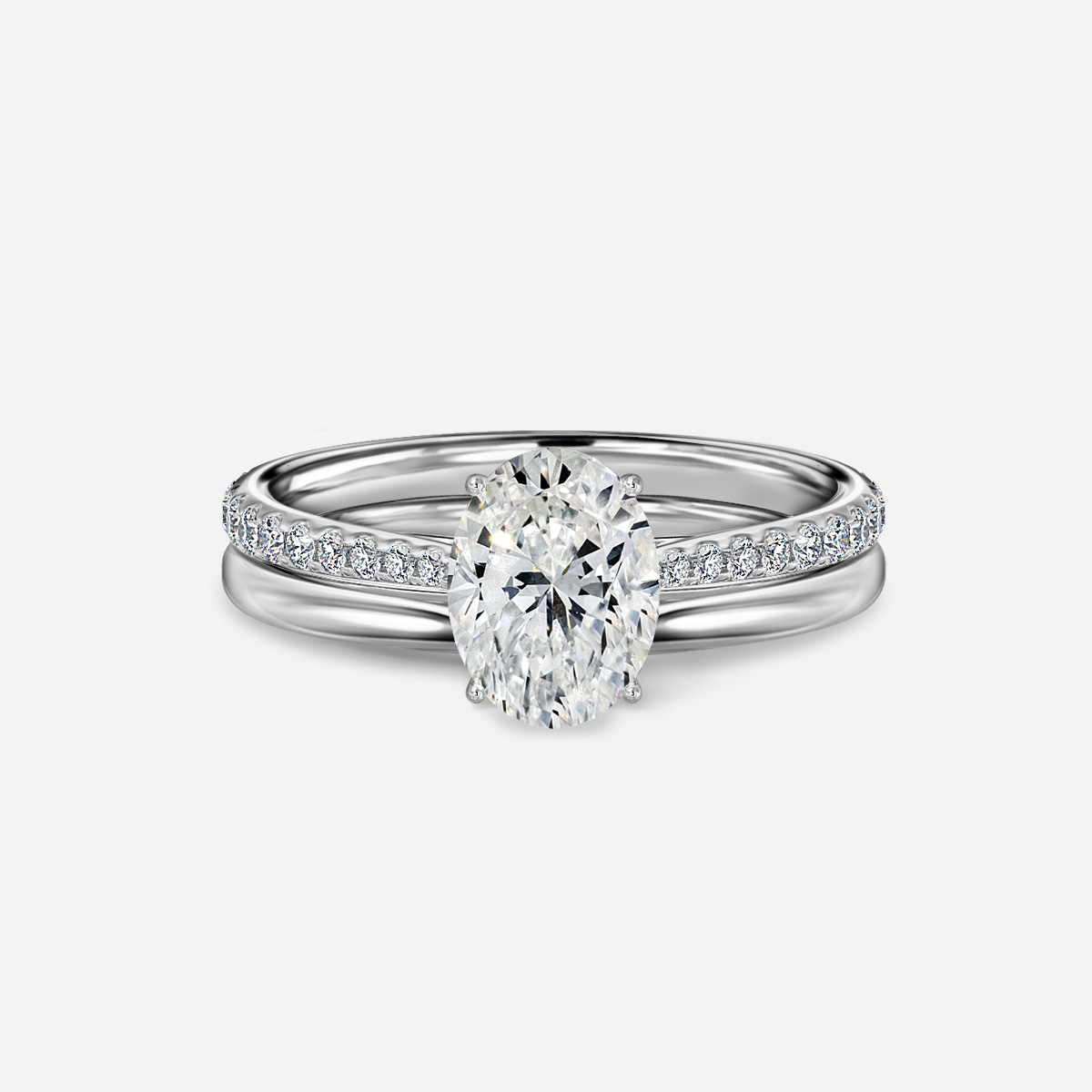 Jessie Plain Band Bridal Set
