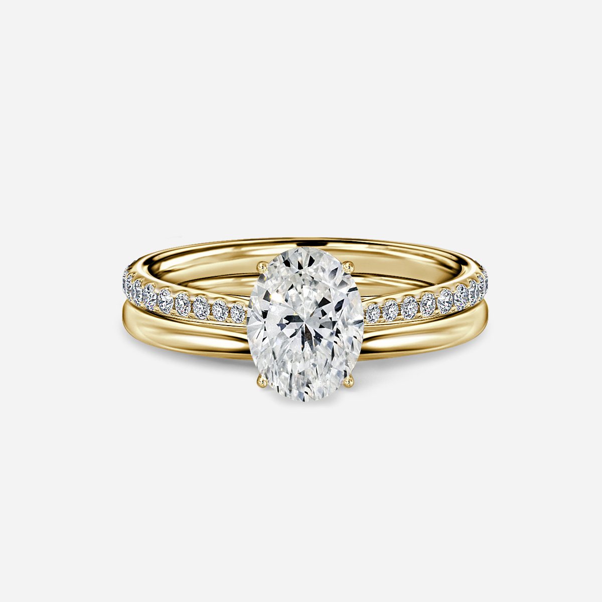 Jessie Plain Band Bridal Set