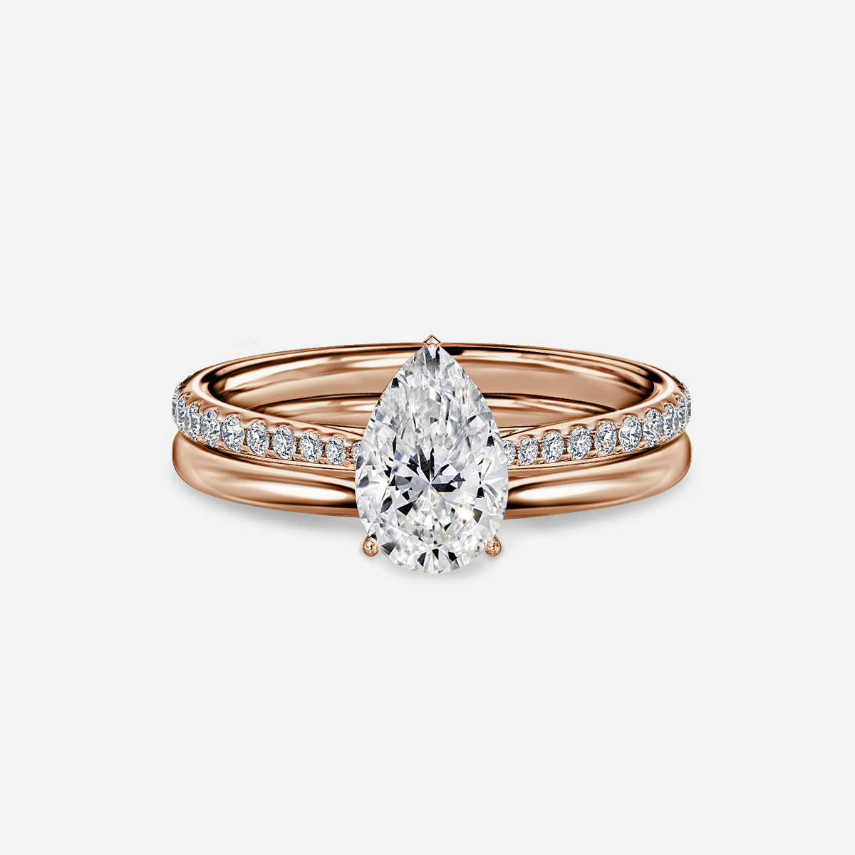 Jessie Plain Band Bridal Set