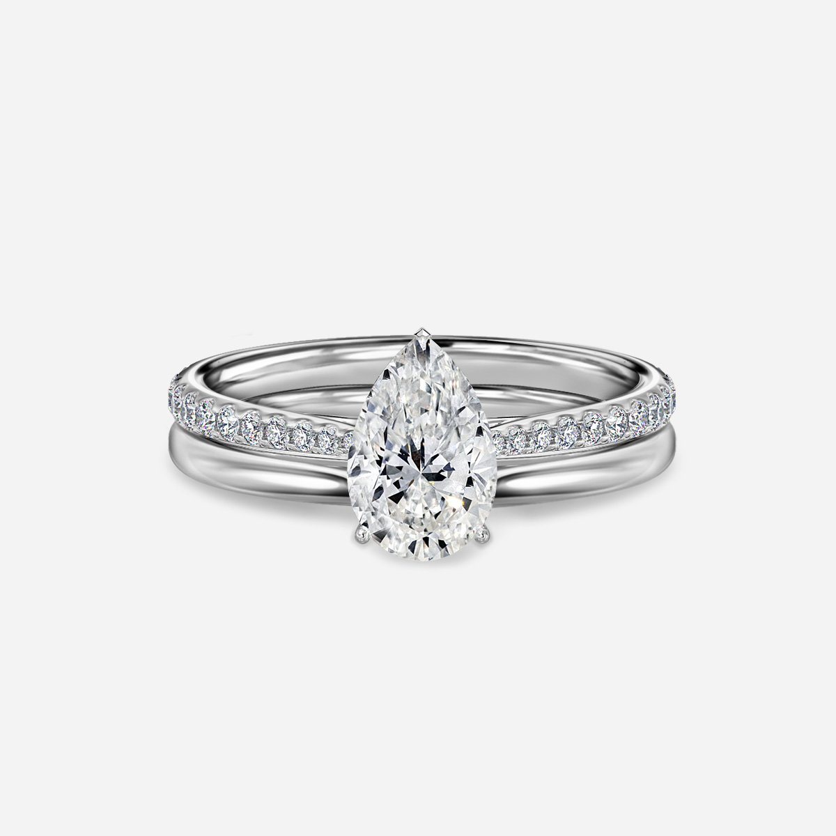 Jessie Plain Band Bridal Set