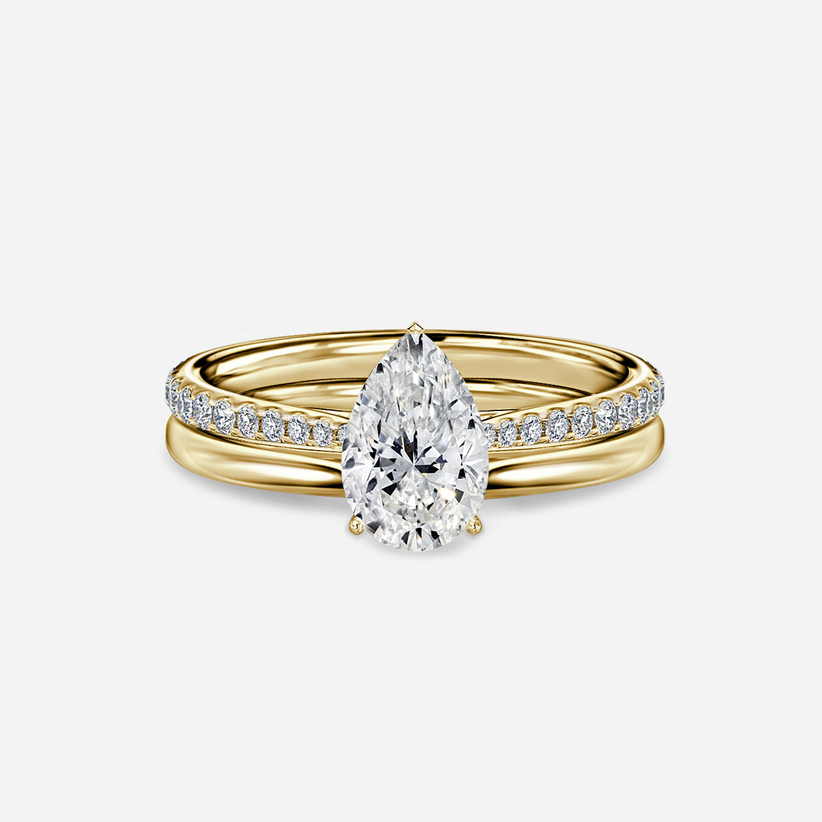 Jessie Plain Band Bridal Set