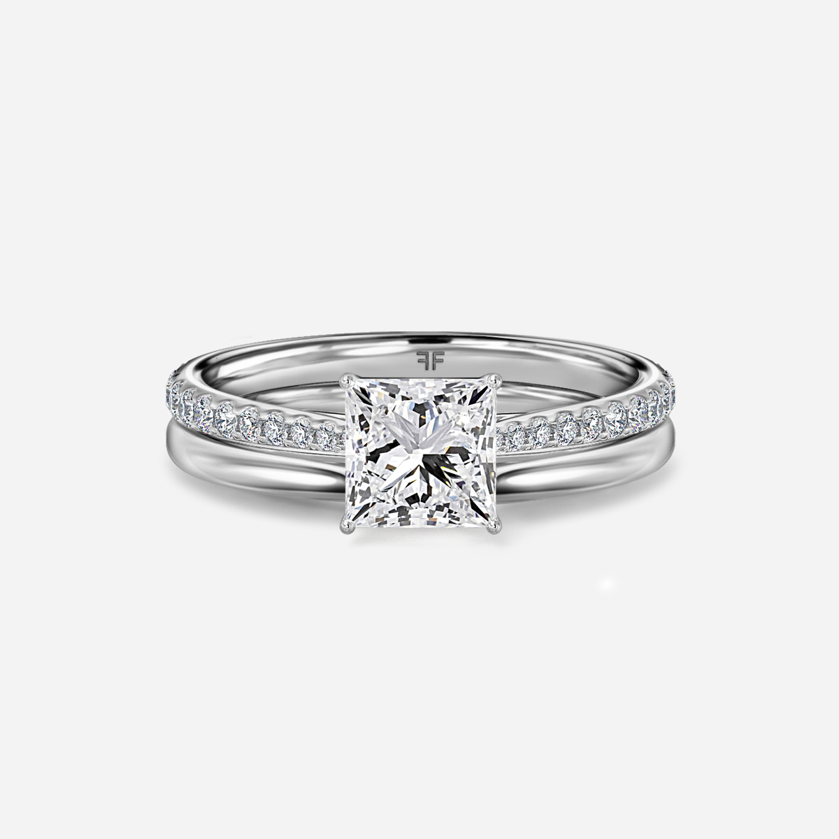 Jessie Plain Band Bridal Set