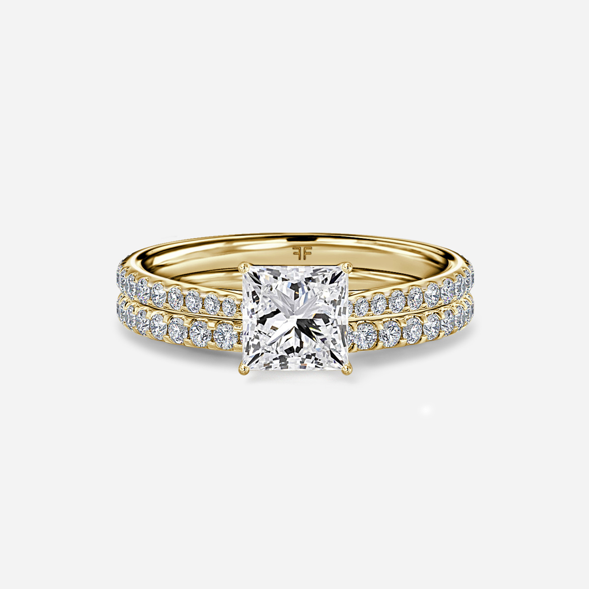 Jessie Pavé Band Bridal Set