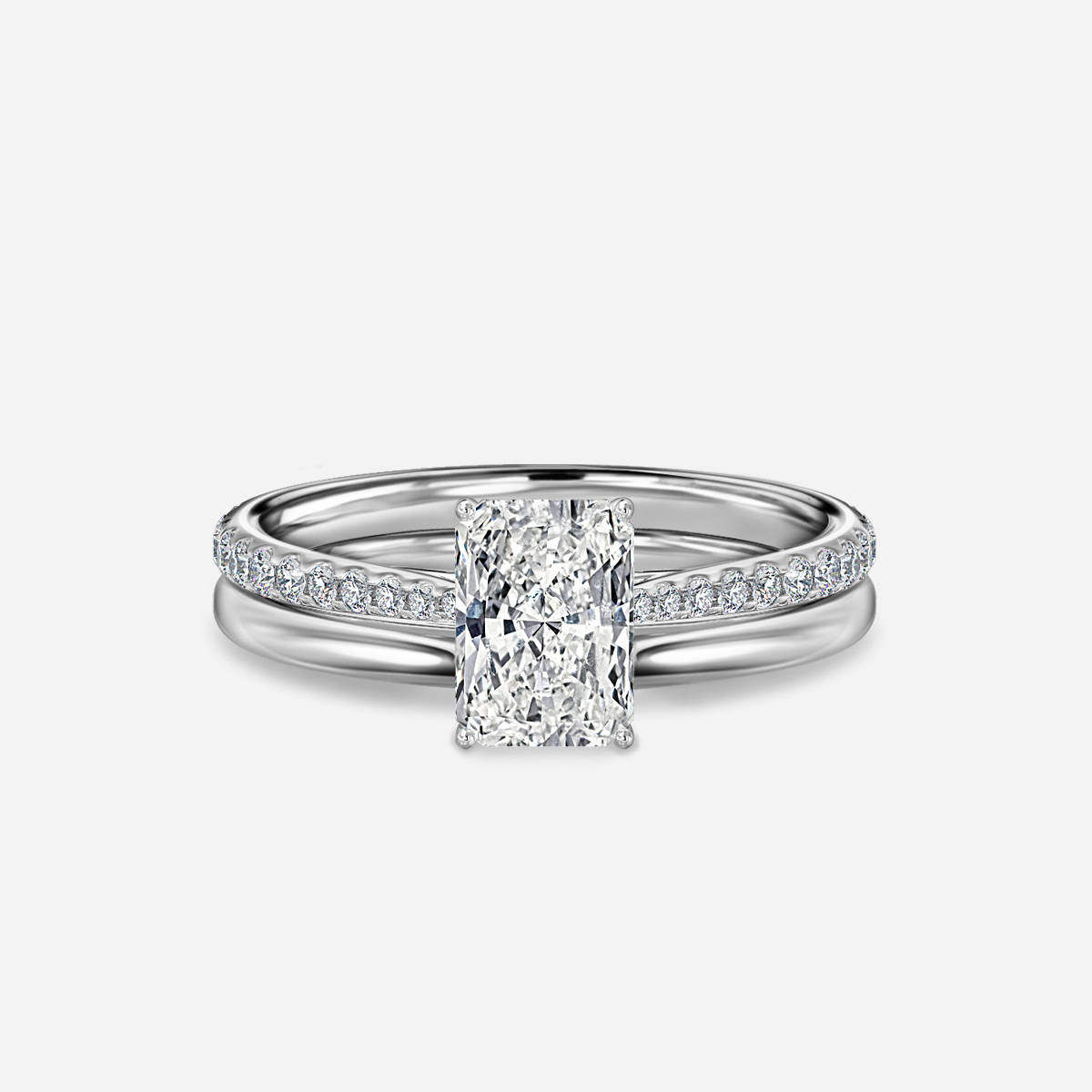 Jessie Plain Band Bridal Set