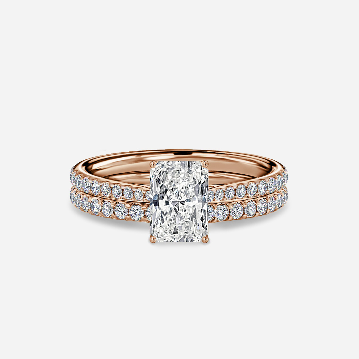 Jessie Pavé Band Bridal Set