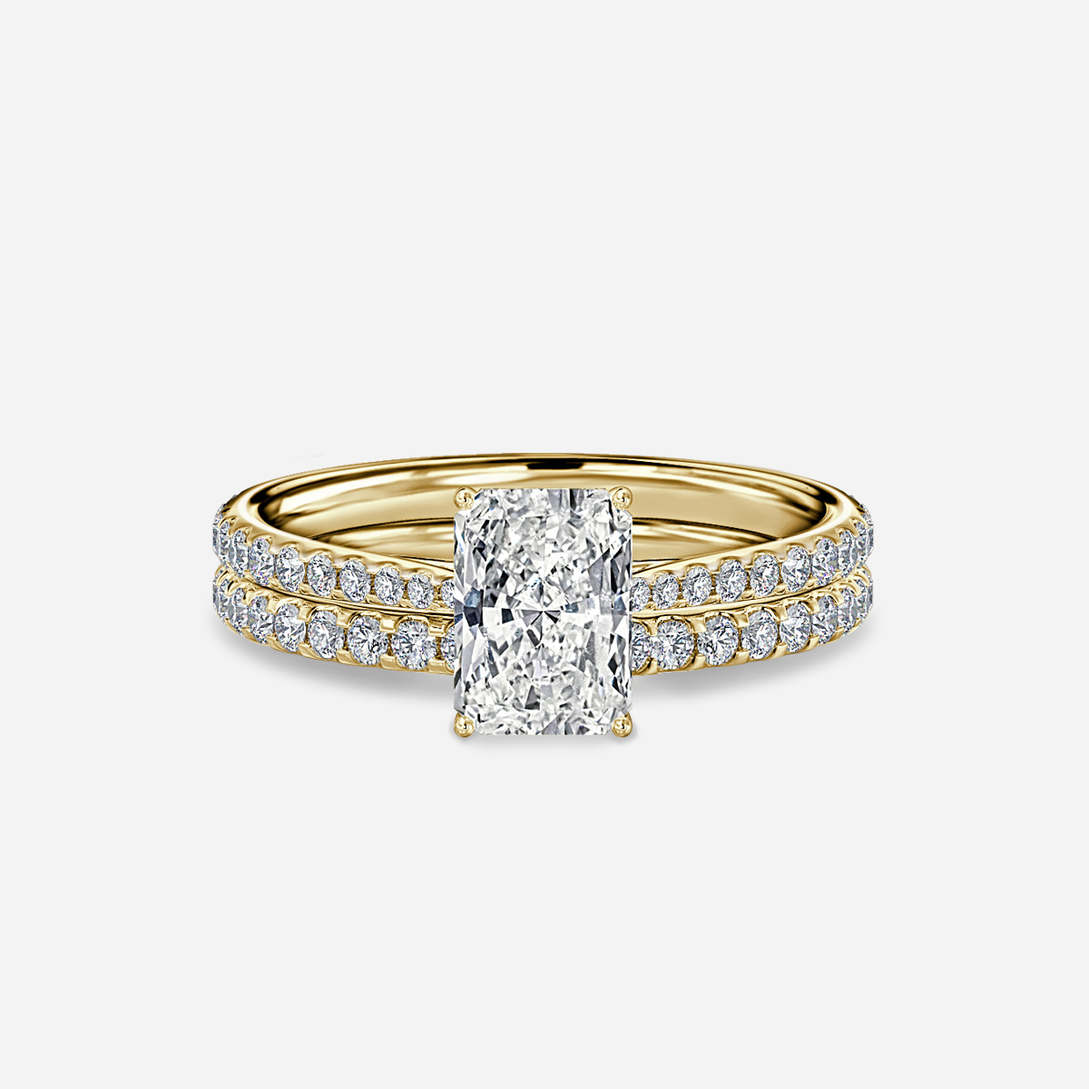Jessie Pavé Band Bridal Set