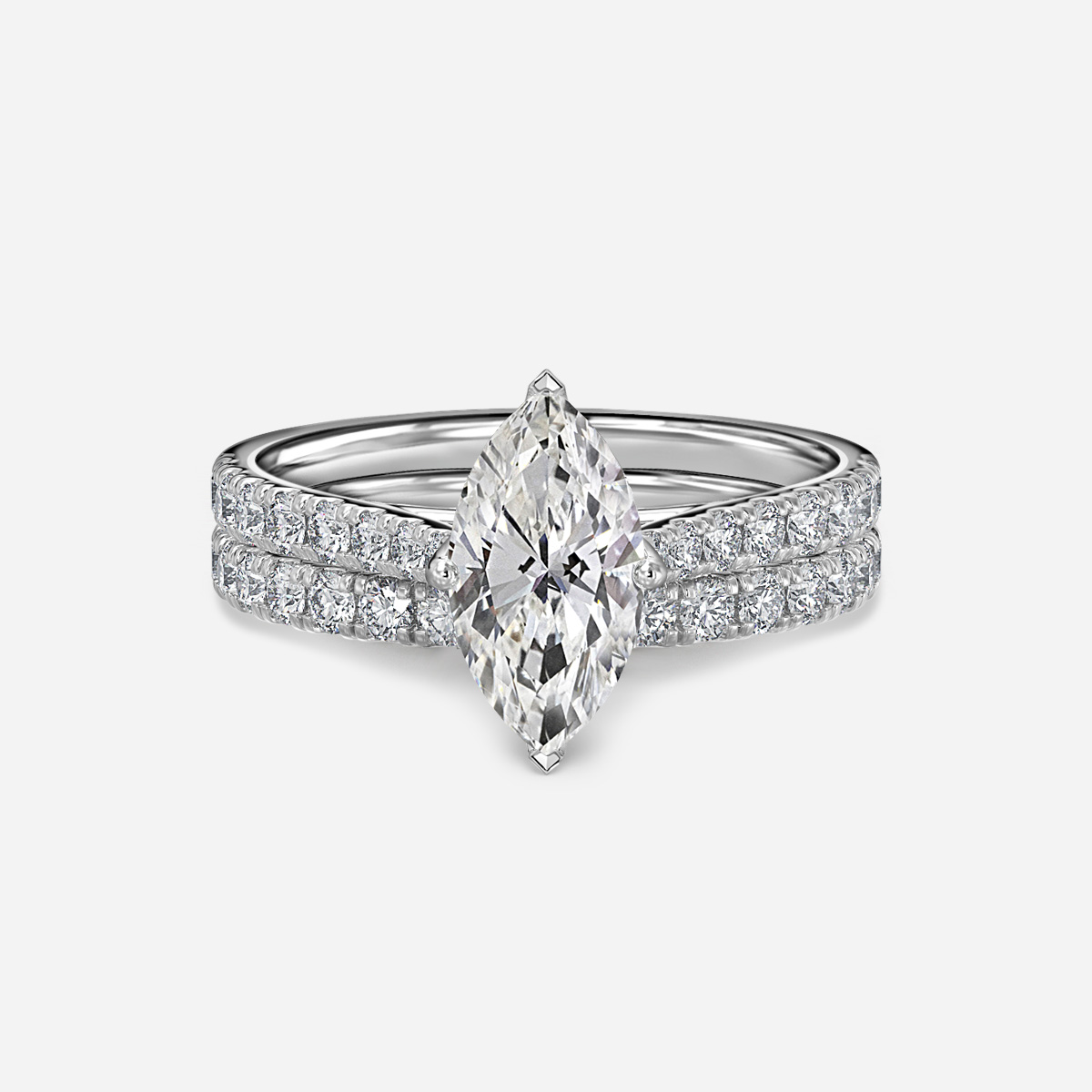 Aerin Pavé Band Bridal Set