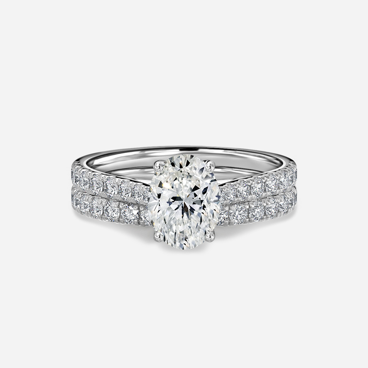 Aerin Pavé Band Bridal Set
