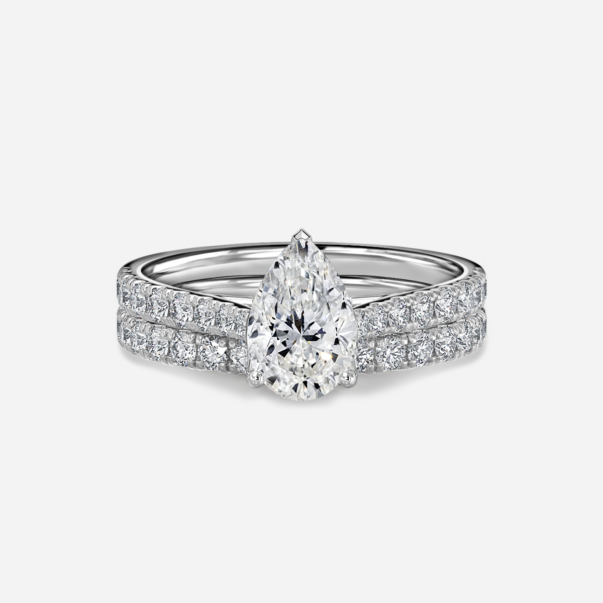 Aerin Pavé Band Bridal Set
