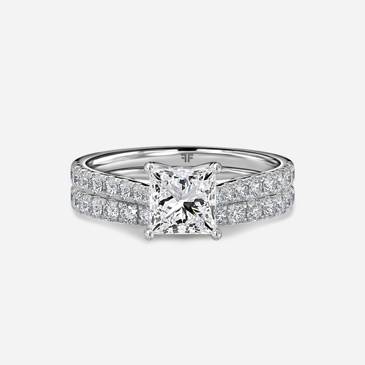 Aerin Pavé Band Bridal Set