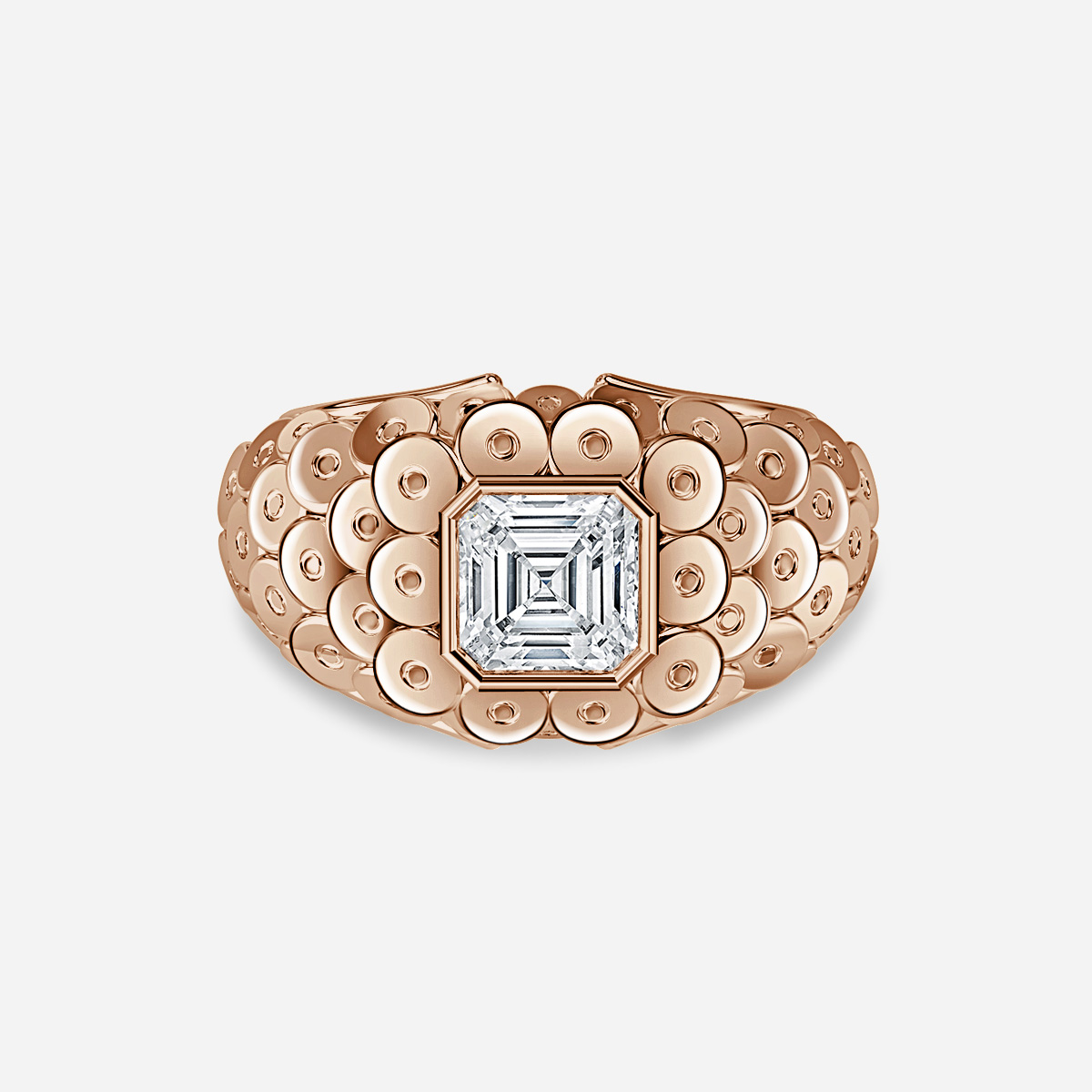 Dahlia Man's Ring