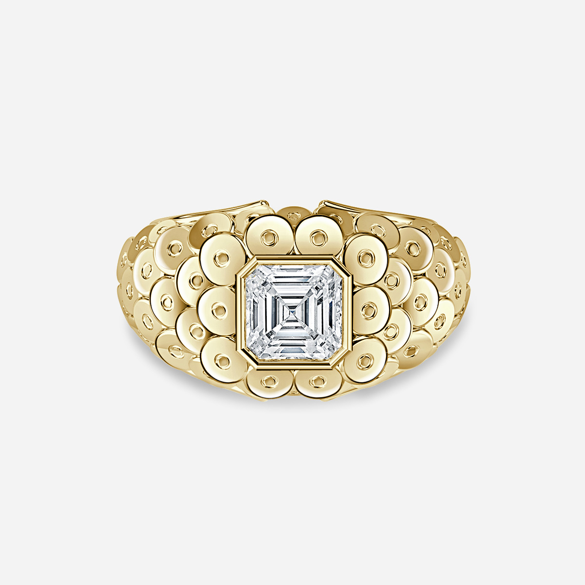Dahlia Man's Ring