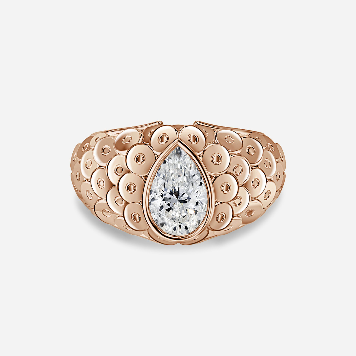 Dahlia Man's Ring