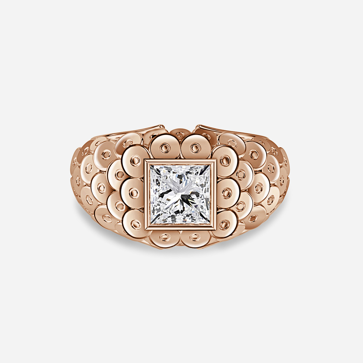 Dahlia Man's Ring