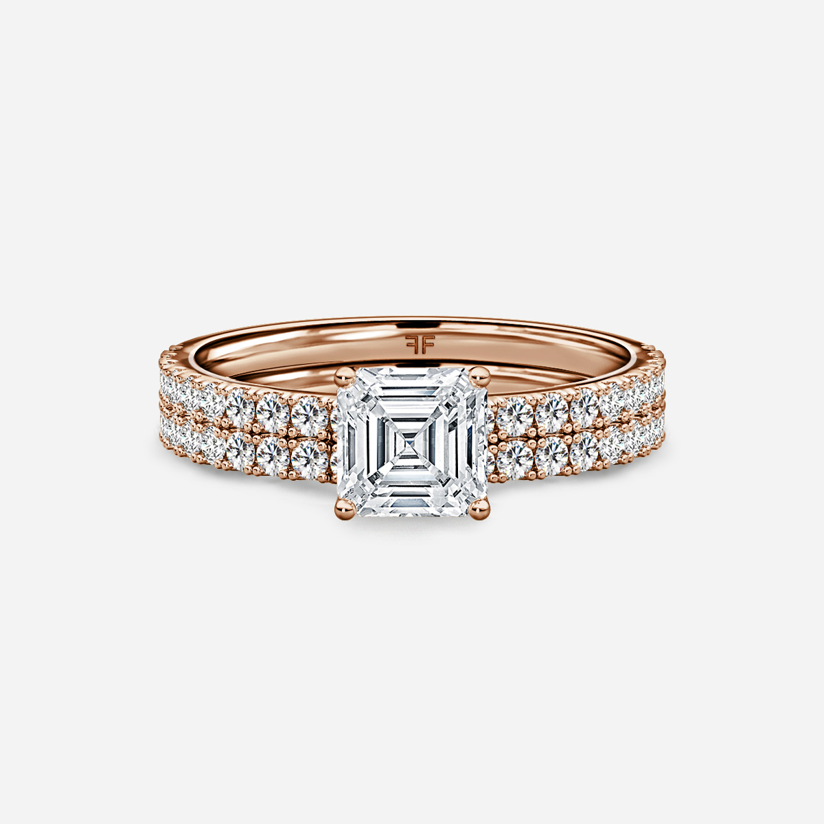 Jennifer Pavé Band Bridal Set