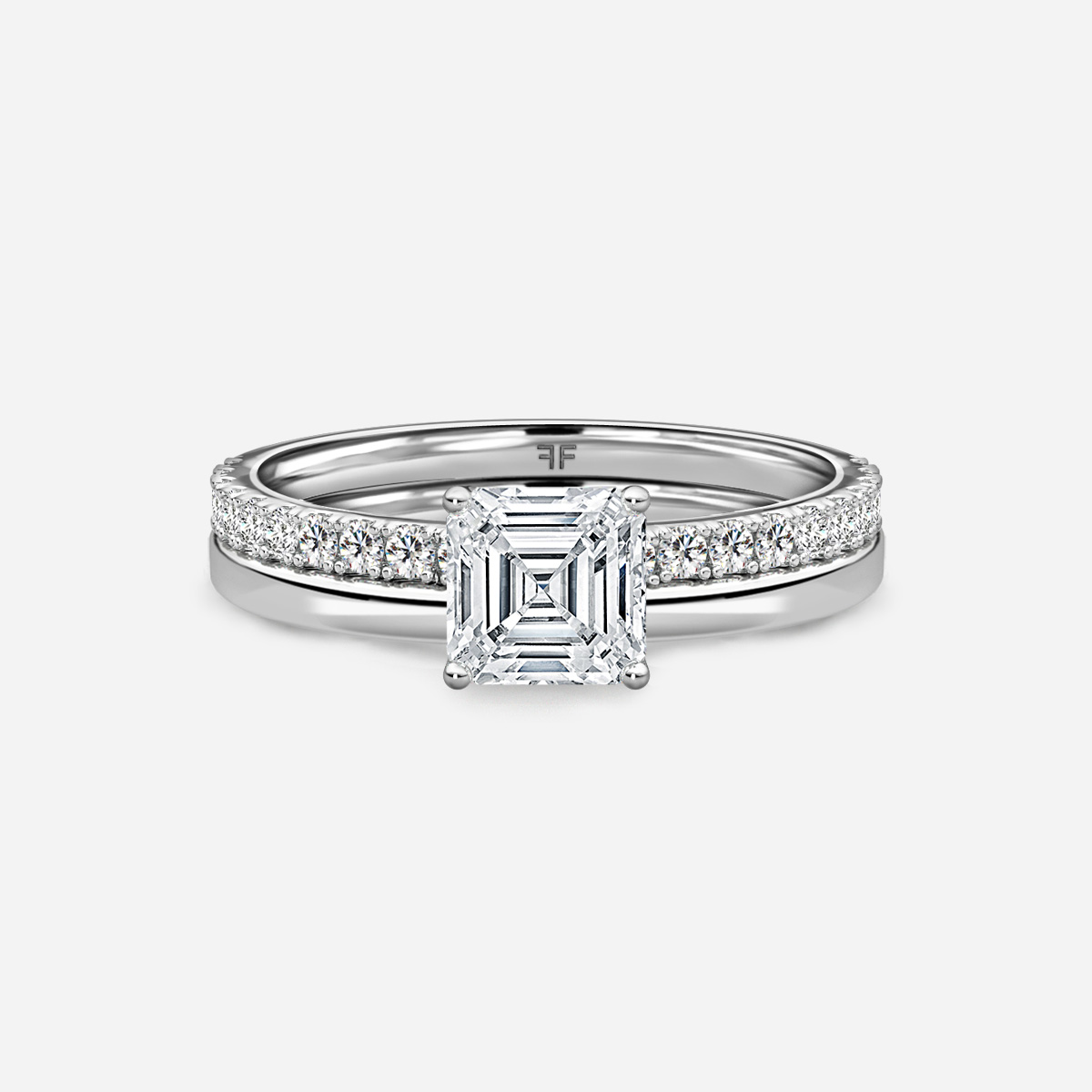 Jennifer Plain Band Bridal Set