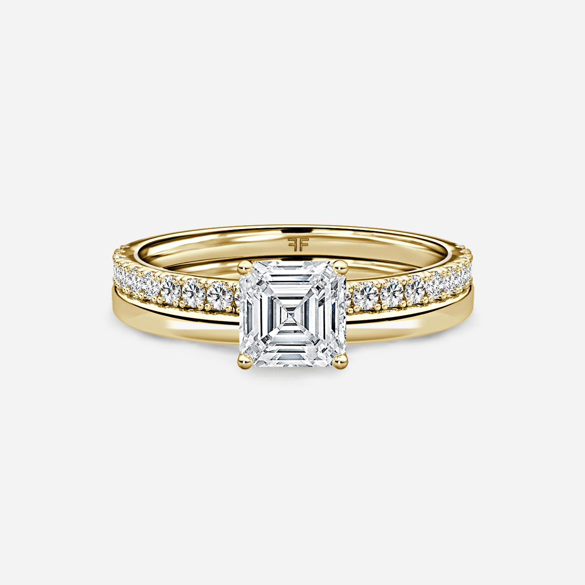 Jennifer Plain Band Bridal Set