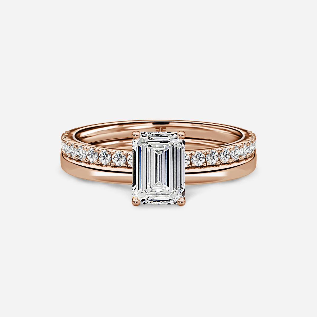 Jennifer Plain Band Bridal Set