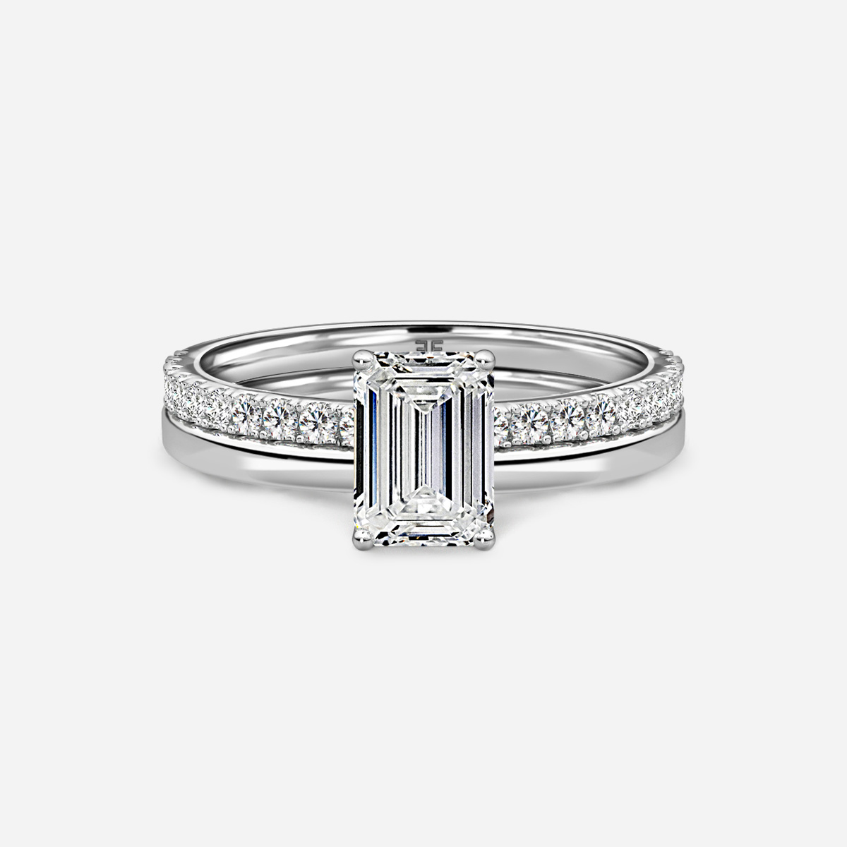 Jennifer Plain Band Bridal Set