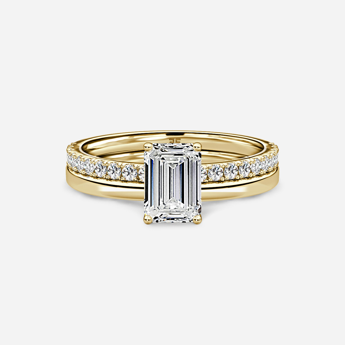Jennifer Plain Band Bridal Set