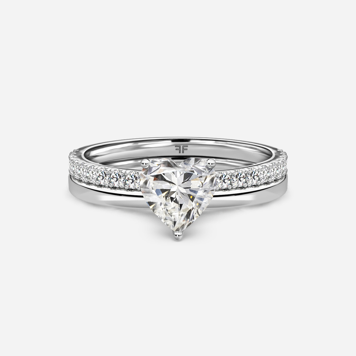 Jennifer Plain Band Bridal Set