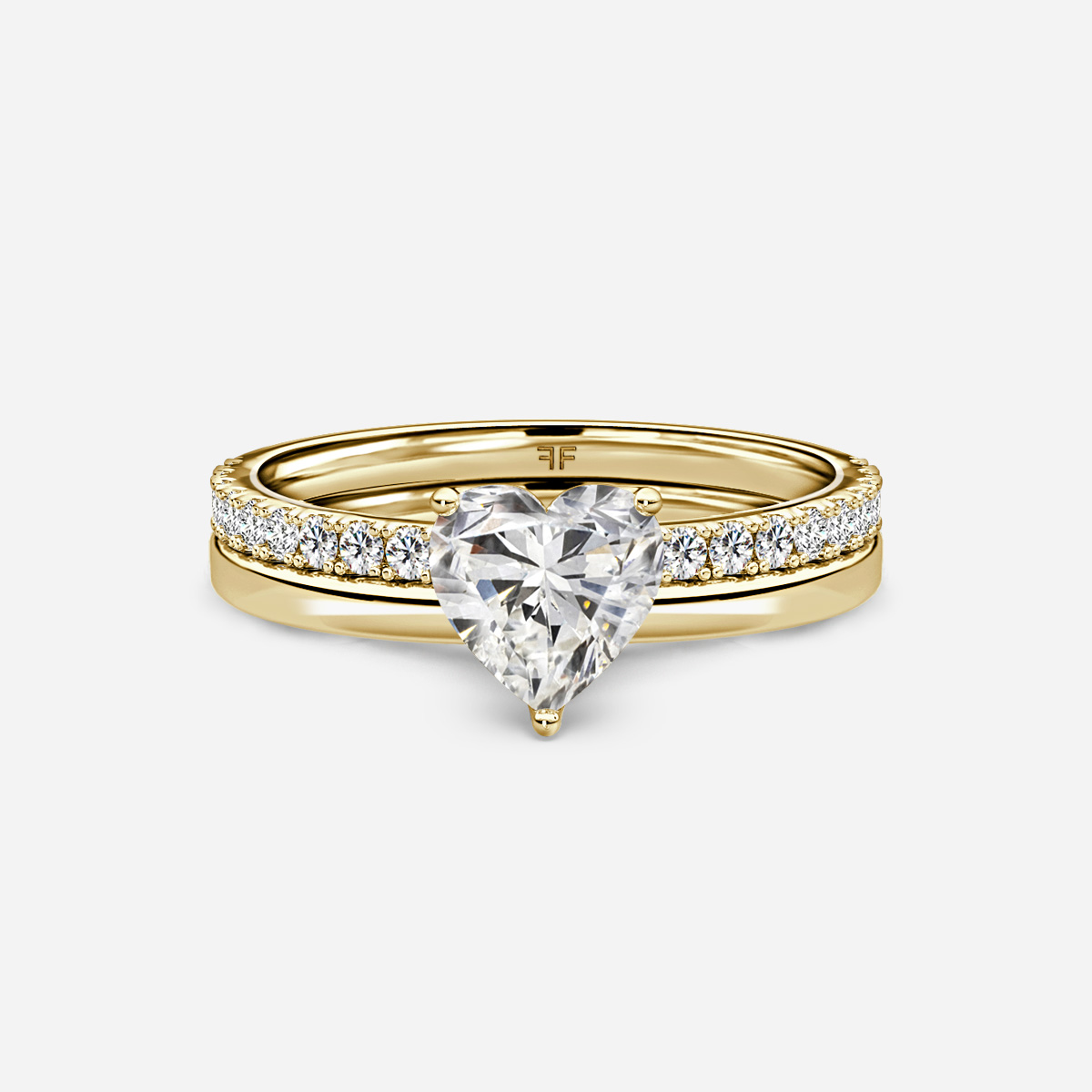 Jennifer Plain Band Bridal Set