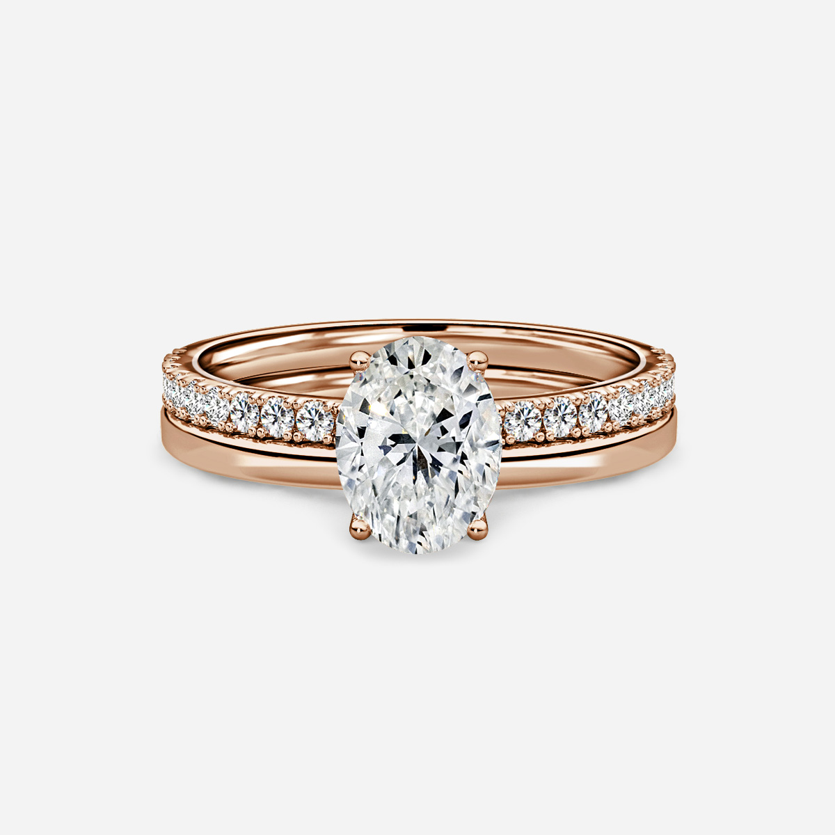 Jennifer Plain Band Bridal Set