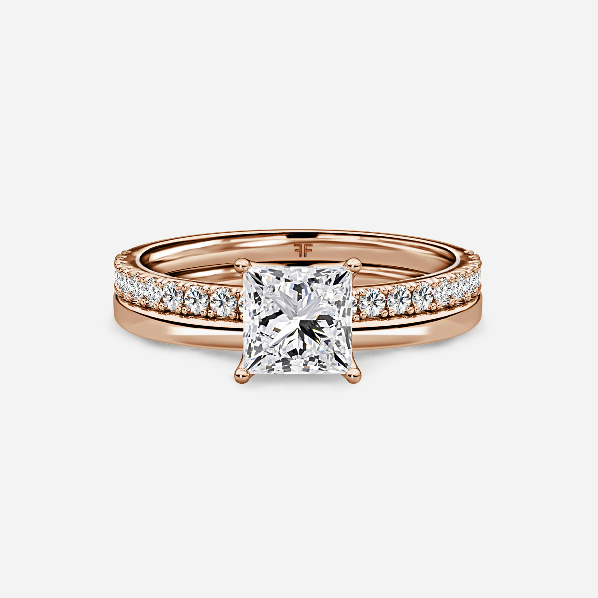 Jennifer Plain Band Bridal Set