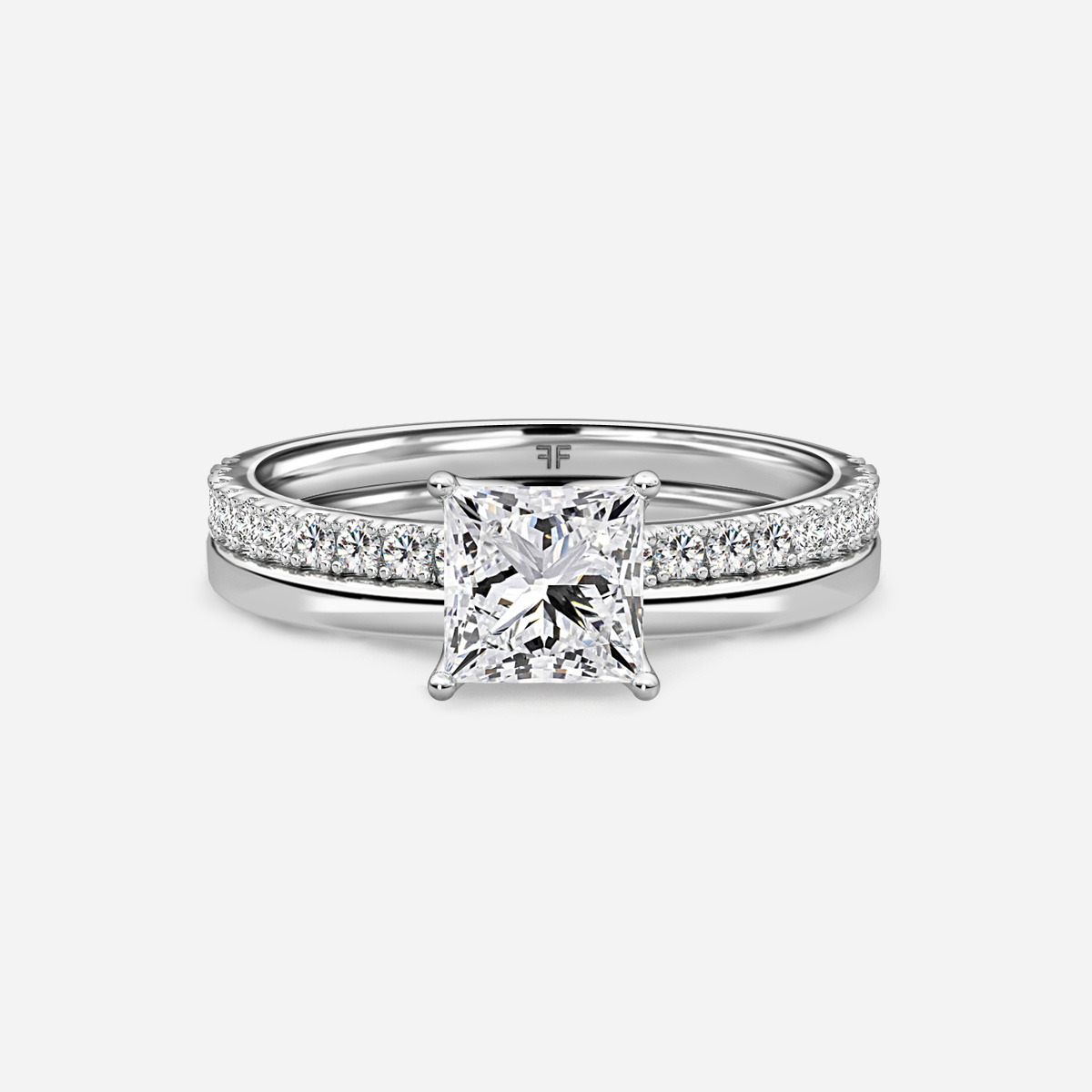 Jennifer Plain Band Bridal Set