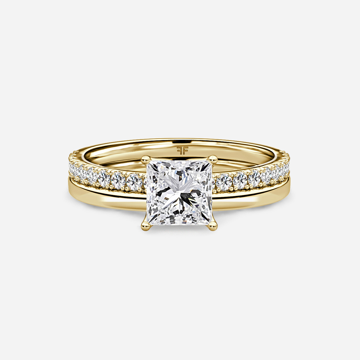 Jennifer Plain Band Bridal Set