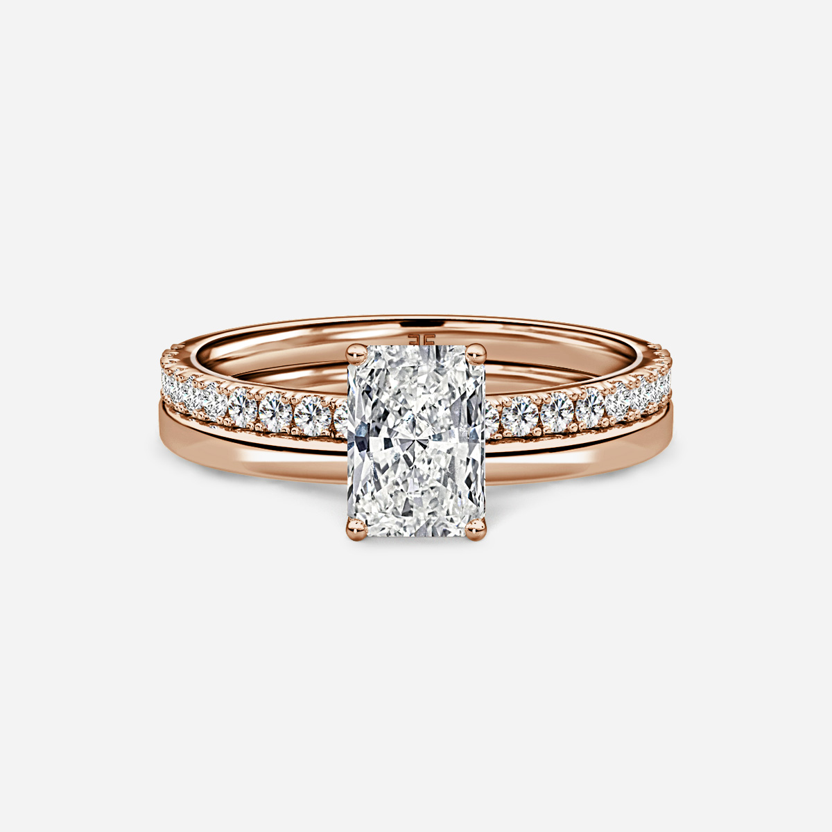 Jennifer Plain Band Bridal Set