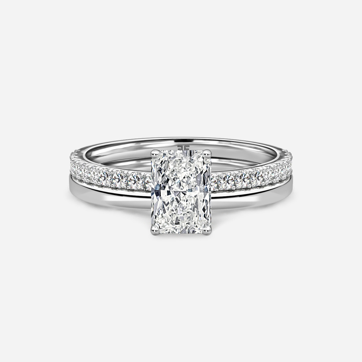 Jennifer Plain Band Bridal Set