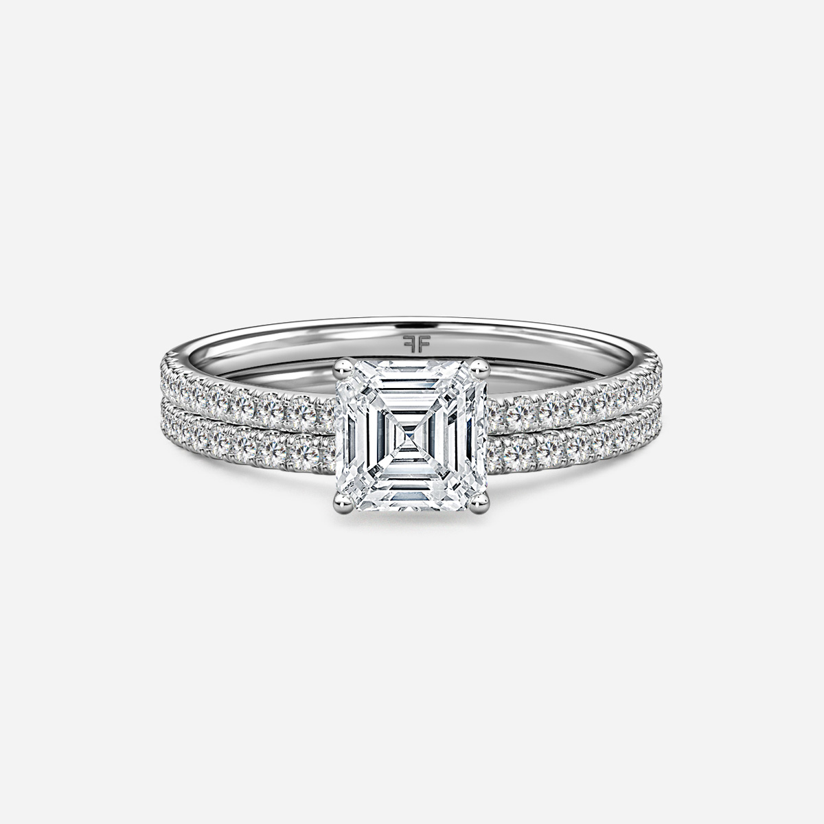 Jessica Pavé Band Bridal Set