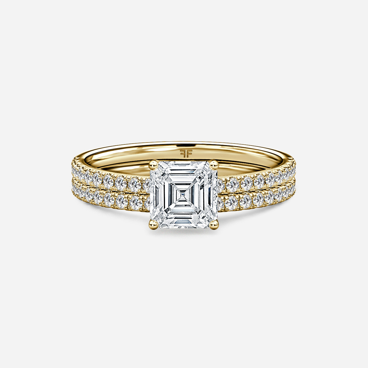 Jessica Pavé Band Bridal Set