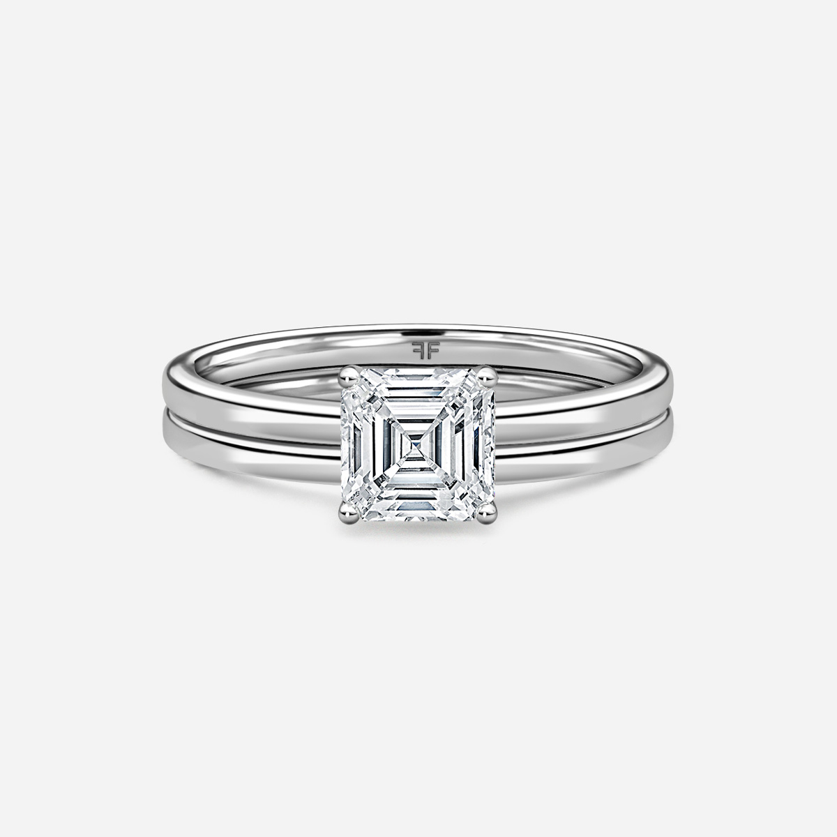 Chelsea Plain Band Bridal Set