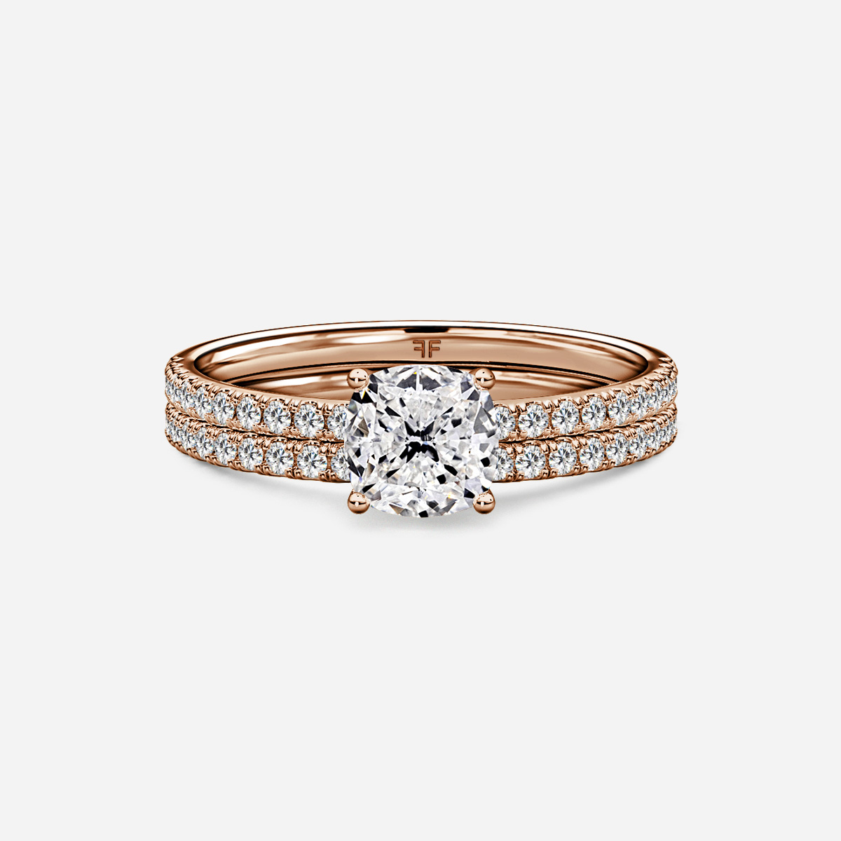 Jessica Pavé Band Bridal Set