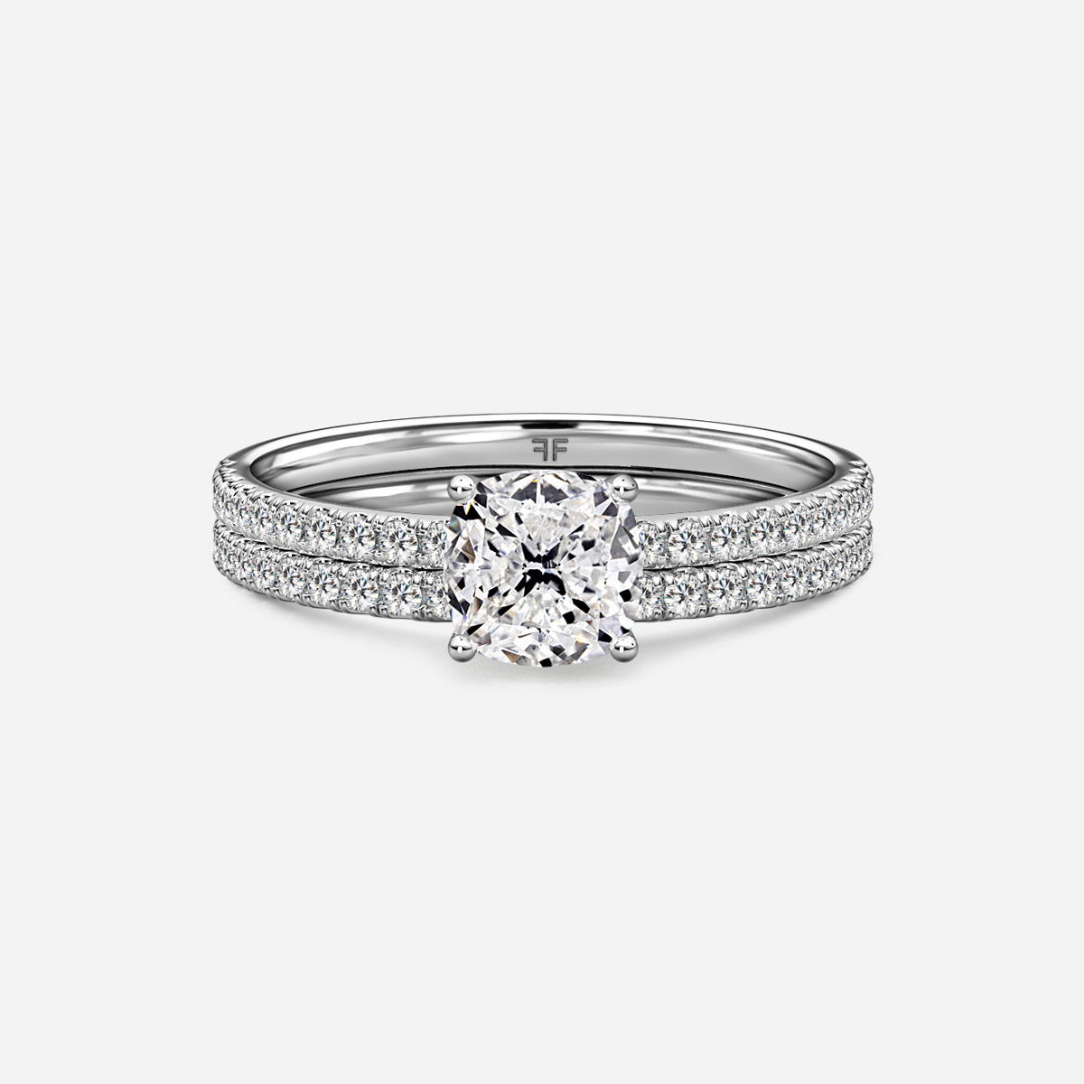 Jessica Pavé Band Bridal Set