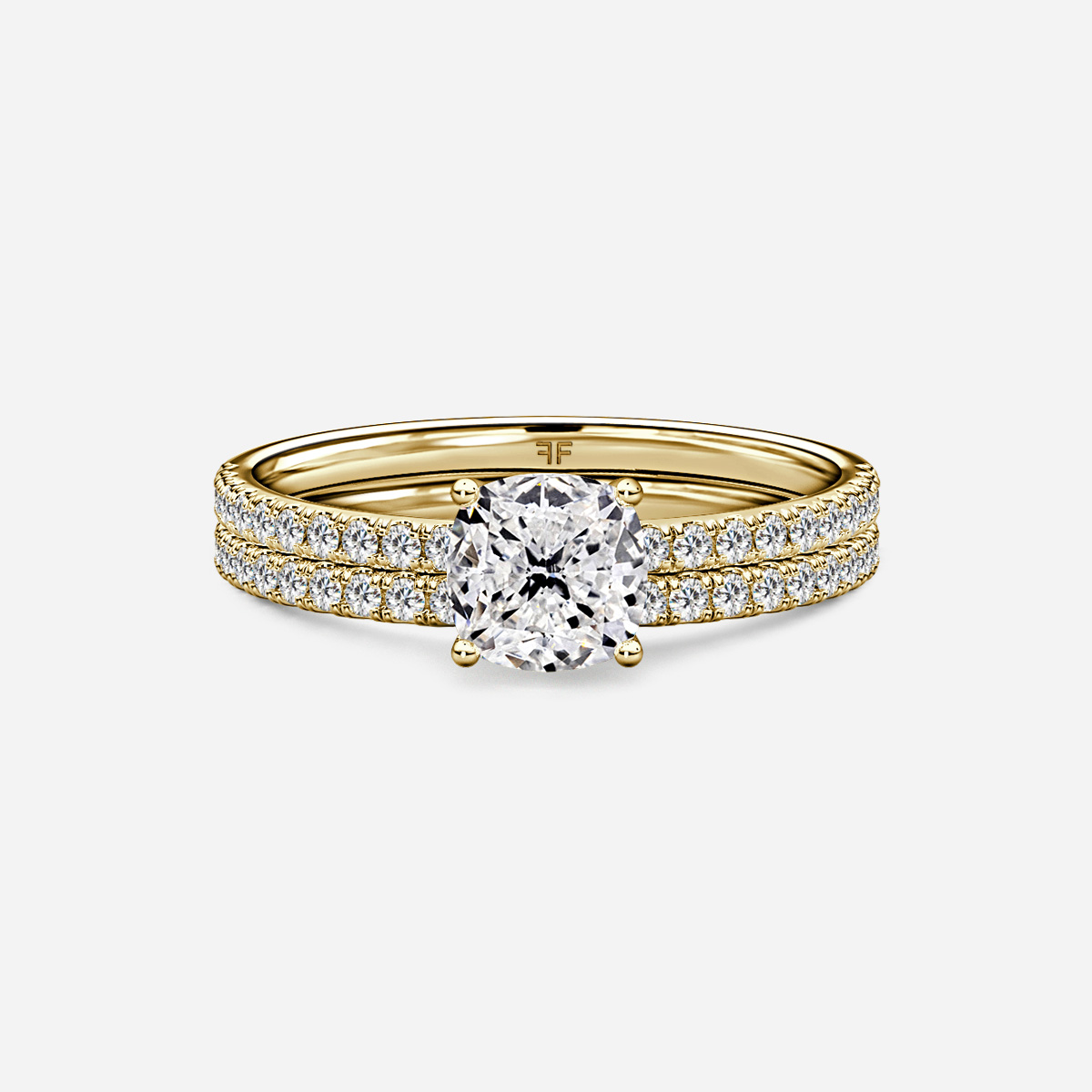 Jessica Pavé Band Bridal Set