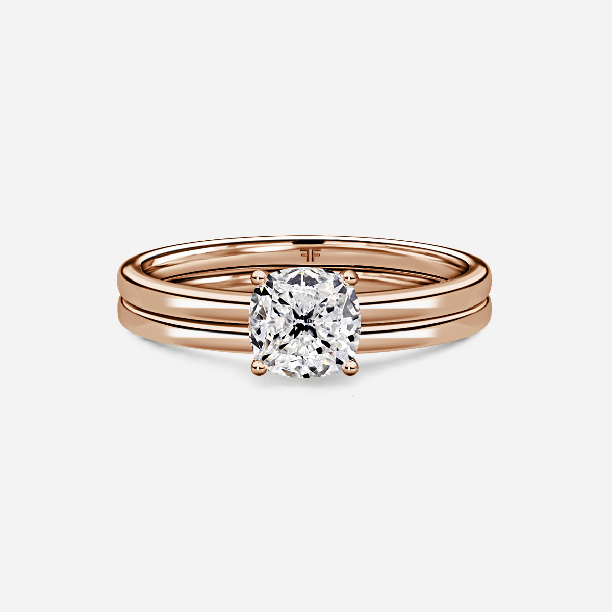 Chelsea Plain Band Bridal Set
