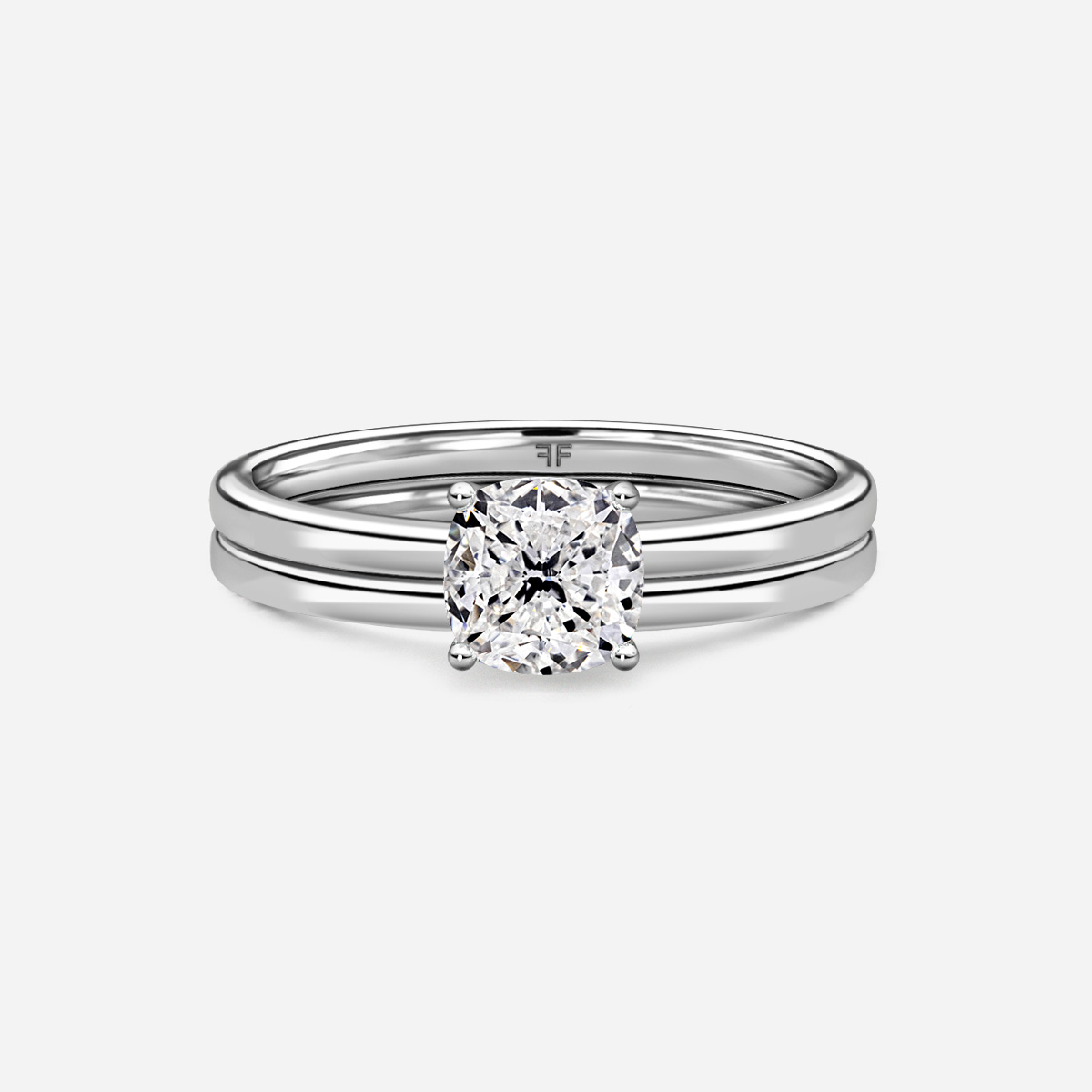 Chelsea Plain Band Bridal Set