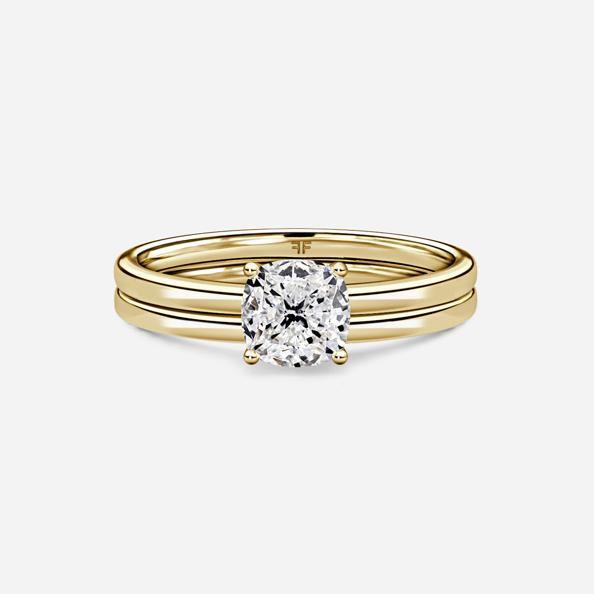 Chelsea Plain Band Bridal Set