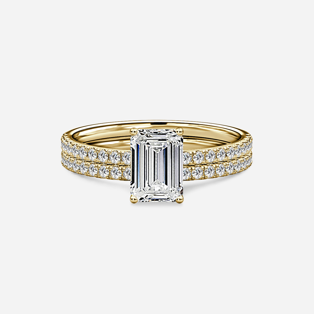 Jessica Pavé Band Bridal Set