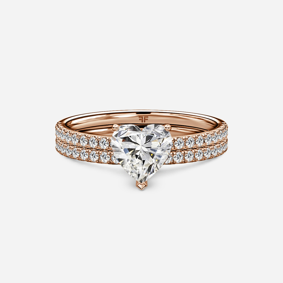 Jessica Pavé Band Bridal Set
