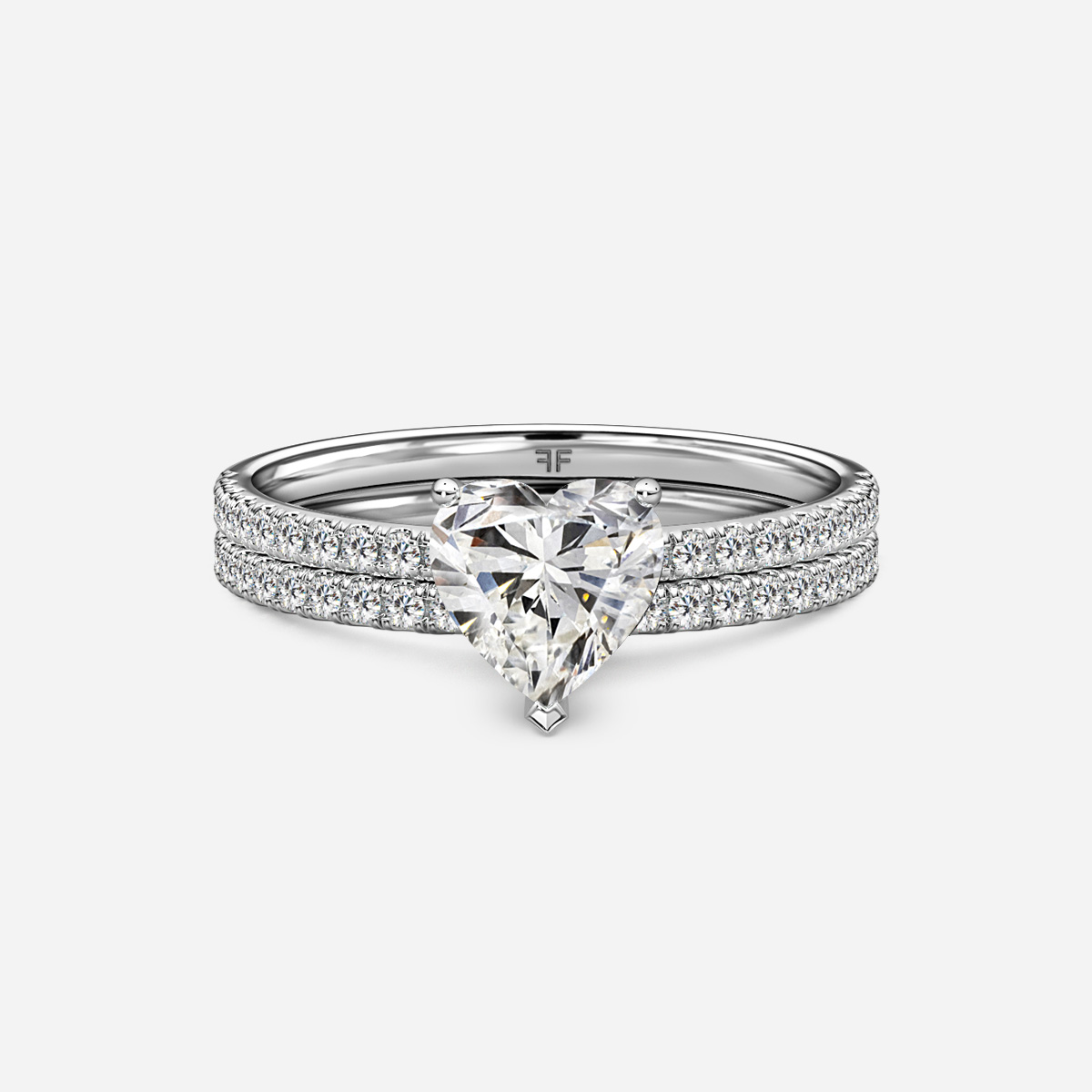 Jessica Pavé Band Bridal Set