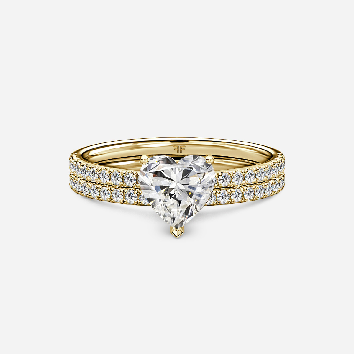 Jessica Pavé Band Bridal Set